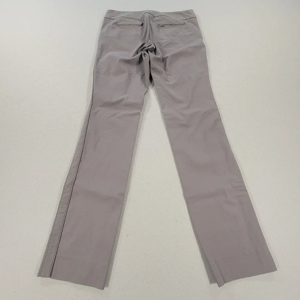 The Limited Exact Stretch Career Pants Straight Leg Gray Women's Size 6 Mid Rise